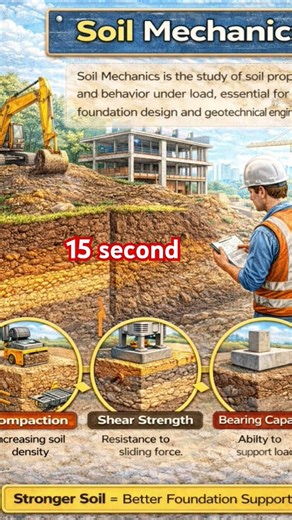 Soil Mechanica Details Mechanics#SoilMechanics#SoilProperties#Compaction‪@SafetyGuru_Official‬