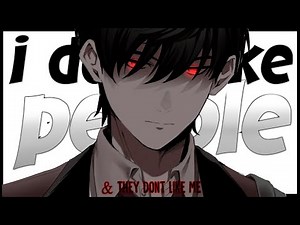 Nightcore ↬ I Don't Like People (& They Don't Like Me) [sped up]