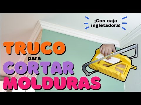 HOW TO CUT 45-DEGREE MOLDING EASILY 🪚 DIY Installation for Beginners