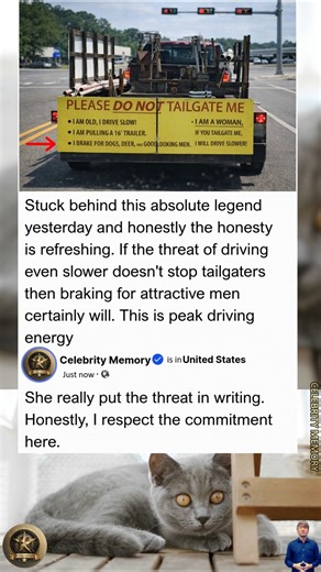 Why does aggressive tailgating always result in the exact opposite of speed