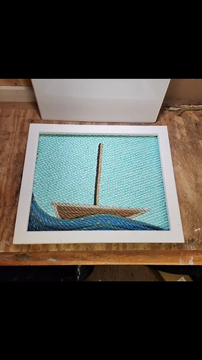 4 comments | Sail directly into the wind ⛵️ #art #ropeart #sailing #sailingart #sailboats #sailboatdecor #newenglandsailing | Harborside Rope Works | Facebook