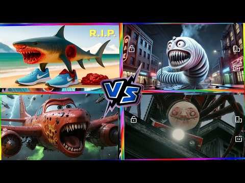 Brainrot 🆚 Spider 🆚 Alien Planet 🆚 Shoolbuss duel ⚔️ Who wins?