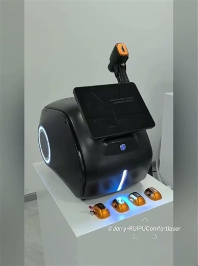 ☯️RUIPU-Black desktop case diode laser beauty device function display