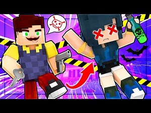 HELLO NEIGHBOR - I GOT KICKED OUT FROM MY HOUSE! (Minecraft Roleplay)