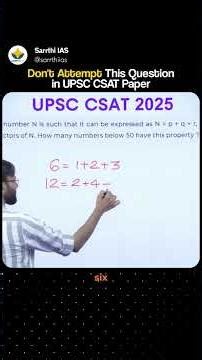 ❌ Why This CSAT Question Is a Trap in the UPSC Exam Hall