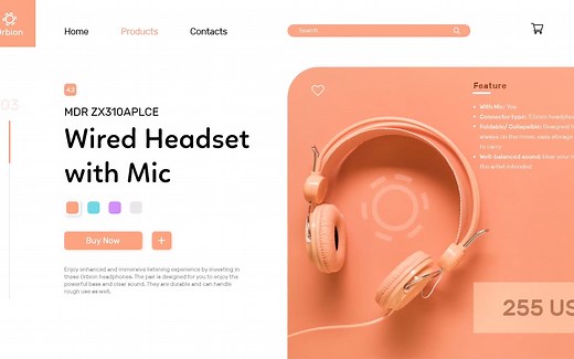 使用Adobe XD 设计网页的ui 1080高清 -【网页前端设计】