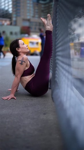 1.7K views · 28 reactions | I have been asked how i get into the shape - well…it isn’t particularly graceful but here is a video of my entrance and exit strategy. . Had so much fun shooting with @wanderingcrane that I can’t help but smile when he tells me I can fiiiiinally come out of quad cramping pose . . | Lara Herbst Ederer | Facebook