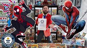 Tristan Mathews, Guinness record Spider-Man memorabilia tour