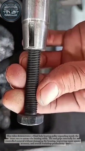 Blind Hole Bearing Puller Tool in Action | Automotive Repair #mechanic #shorts