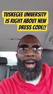 Tuskegee University is right! What are black folks crying about? #tuskegeeuniversity #dresscode