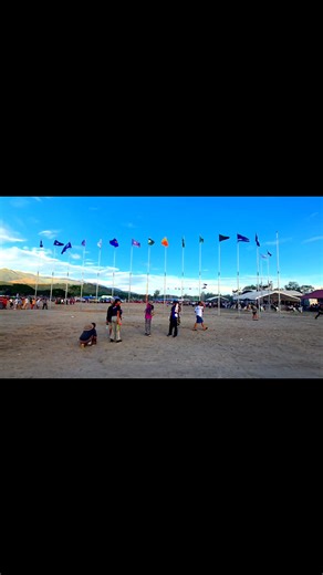 The flags of participating countries in the 33rd Asia-Pacific Regional Scouts Jamboree in Camp Kainomayan, Brgy San Juan, Botolan, Zambales! #33rdasiapacificregionalscoutjamboree #33rdaprsjamboree #33rdAPRSJ | Zambales, My Paradise: Roberto C. Briones Jr. Tv Vlog