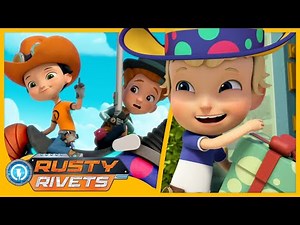 Rusty’s Birthday Round-Up | Rusty Rivets | Cartoons for Kids