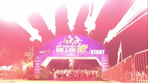 Congratulations on finishing a delicious distance today runners during the Disney Wine & Dine 10K presented by Misfit Wearables! #WineDineHalf | runDisney