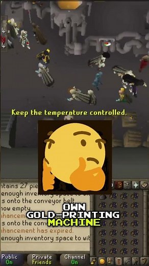 OSRS Gold Printing: Blast Furnace Botting for Massive GP! #shorts