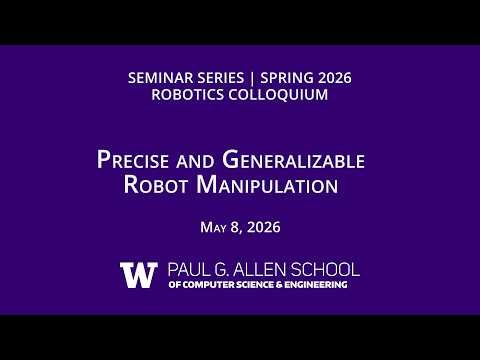 2026 Spring Robotics Colloquium: David Held (Carnege Mellon University)