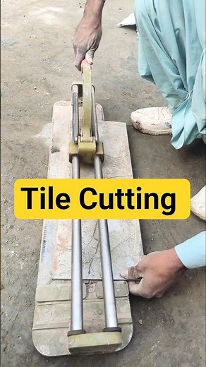 Tile Cutting Perfect ways #howto