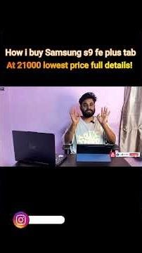 Samsung S9 FE Plus Sirf ₹21,000 Mein 🔥 Lowest Price Trick!#SamsungS9FEPlus #TechTips #PintooTechie