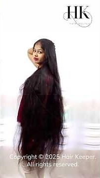 Below-Knee Silky Hair ✨ Quick & Easy Centre Clip Hairstyle | Everyday Hair Tutorial #hairstyle #hair