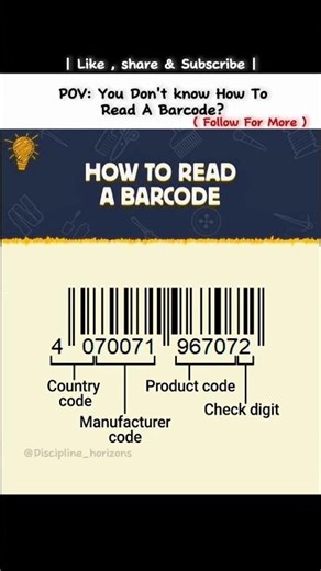 "How To Read A Barcode" 🤯