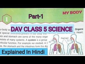 My Body DAV Class 5 Science Chapter 1 My Body Explained in Hindi Part-1/ADARSH 999