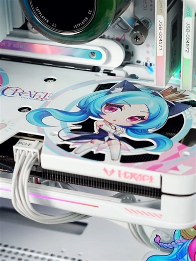 White & rainbow. Maxsun iCraft series build design. Would you like to have one in your room? Maxsun is ready to handle that! #Maxsun #Motherboard #PCbuild