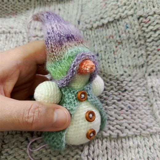 Snowman Gnome Crochet & Knitting Pattern | Mini Christmas Ornament | Handmade Winter Decor | PDF Pattern - Etsy Australia