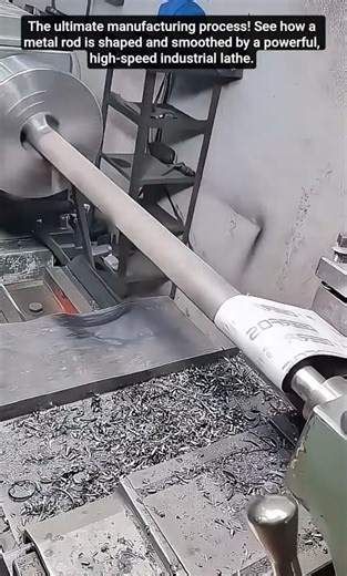 Satisfying Metal Lathe Turning