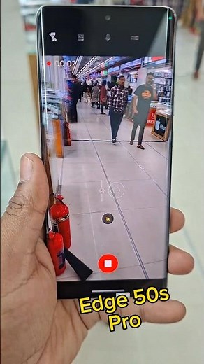Motorola EDGE 50s Pro Video Slo Motion Camera Zoom Test