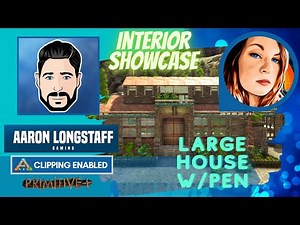 Ark Survival | Aaron Longstaff Large House w/Pen Interior SHOWCASE