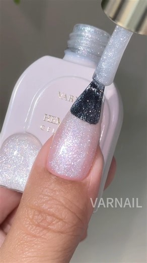 NEW Color ✨ 166 Wedding Dress from NEW Color Gel Polish Set MERMAID's VOW 🧜‍♀️#bridalnails