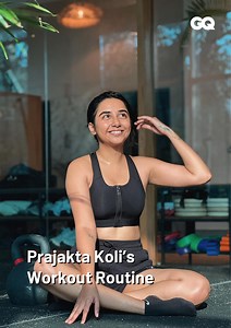 Take a look at a late-night workout session with Prajakta Koli🔥💪🏻 | GQ India