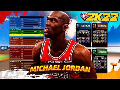 NBA 2K22 MICHAEL JORDAN BUILD - 2K22 CURRENT GEN (Young and Prime) JORDAN BUILDS