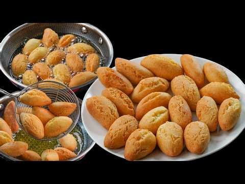 Rava Cookies 😍 | No Oven Teatime Fried Cookies | Crispy Suji Cookies | N'Oven