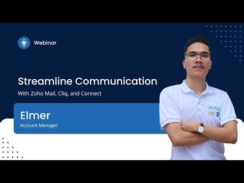 Streamline Communication with Zoho Mail, Cliq, and Connect