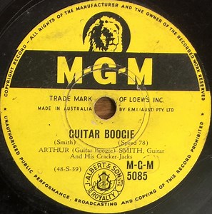 Arthur (Guitar Boogie) Smith And His Cracker-Jacks - Guitar Boogie / Twelfth Street Rag