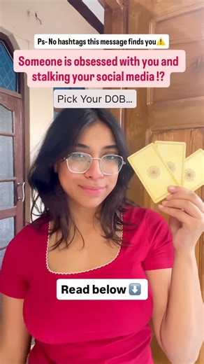 Aanchal Malik | astrologer & Psychic | tarot reader on Instagram: "If your DOB is… 👀 Someone is obsessed with you and stalking your social media. 🤫🫣 Pick your card and comment to receive your message 🔮."