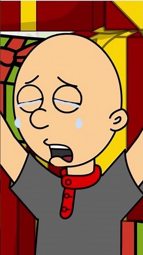 classic caillou gets coal for christmas #shorts #classiccaillou #classiccaillougetsgrounded