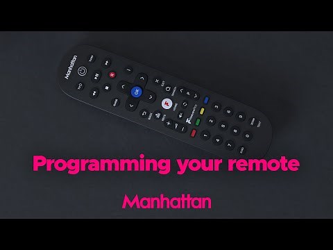Teaching your Manhattan T4 or T4•R remote to control your TV