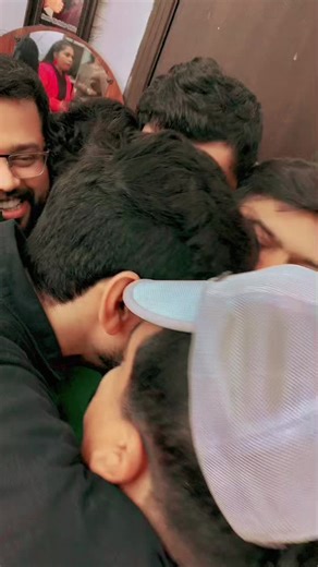 Heartwarming Group Hug Moments in a Casual Setting