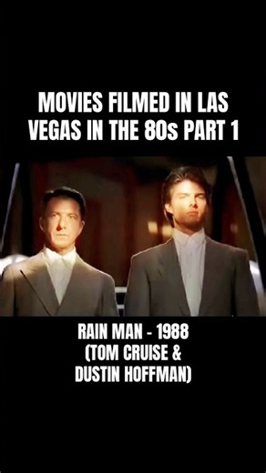 Movies Filmed in Las Vegas Pt 1 - Rain Man 1988 #lasvegas #shorts