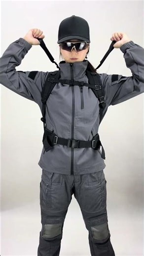 Bulletproof backpack! Transform in 3 seconds #bulletproof #tacticalvest #policeequipment