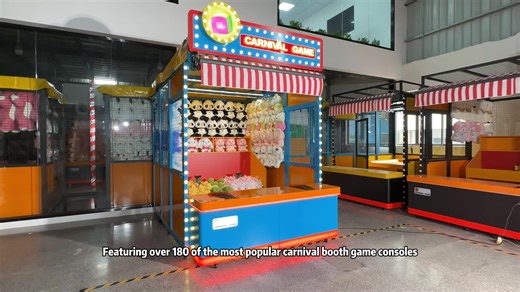 LTG Indoor Plastic Carnival Booth Game Console Project Shopping Mall Activity Park Scenic Spot Tourist Attraction Booth Game