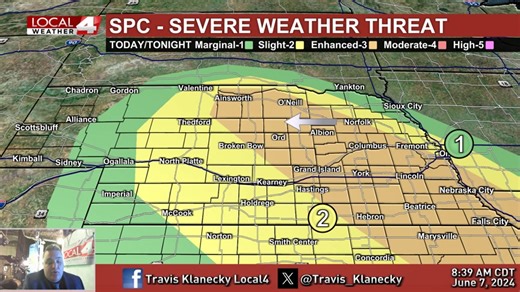 Enhanced chance for severe thunderstorms threatens parts of the Tri-Cities. | KSNB Local4