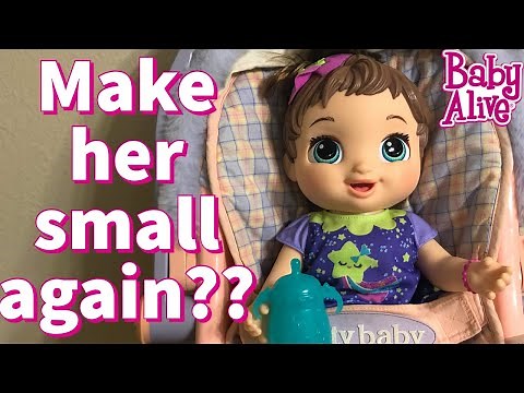 Can She Be A Newborn Again? Baby Alive Baby Grows Up Tutorial! How Does She Work?