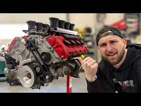 Making CUSTOM one off parts for my BUDGET FERRARI Engine!!