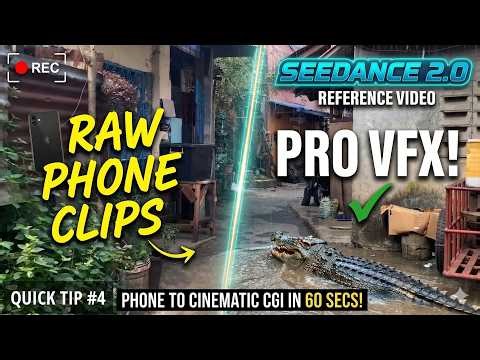 Seedance 2.0 Reference Video: Phone to Pro VFX (Quick Tip #4)