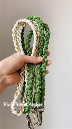 Macrame Crossbody Strap | Preview from Full Glow & Holiday Bag Tutorial (Full Version on Patreon)