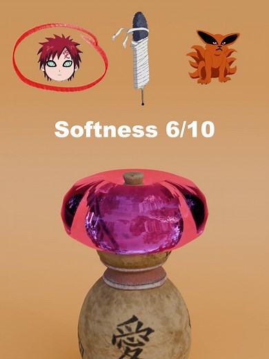Naruto vs Sakura: A Softness Simulation Animation