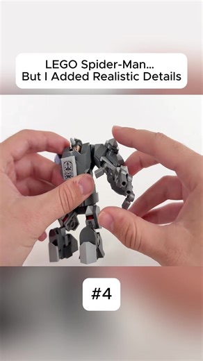 Realistic LEGO Spider-Man: Enhancing Details