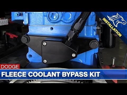 Coolant Bypass Kit by Fleece Performance Install: 2005 Dodge Cummins 5.9L Automatic